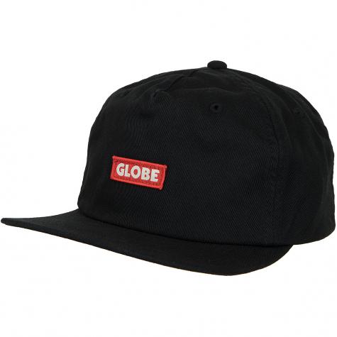Globe Snapback Cap Bar schwarz 