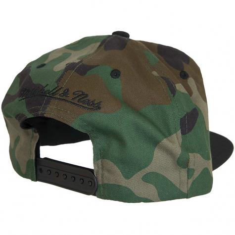 Mitchell & Ness Snapback Cap Box Logo OB camouflage/schwarz 