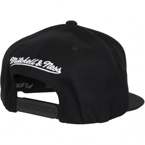 Mitchell & Ness Snapback Cap Flat Blank Own Brand schwarz 