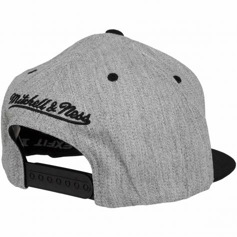 Mitchell & Ness Snapback Cap Flat Peak Chicago Bulls grau/schwarz 