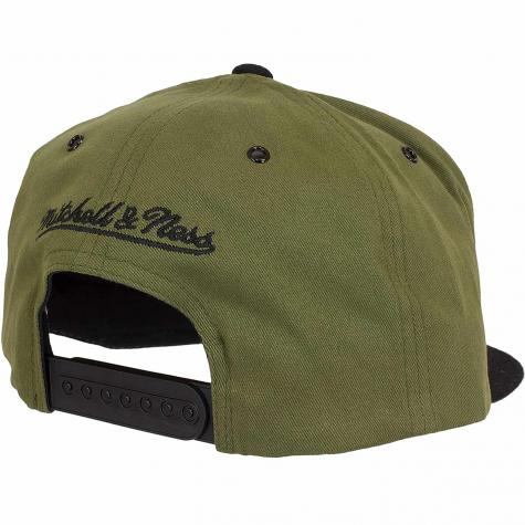 Mitchell & Ness Snapback Cap Own Brand oliv/schwarz 