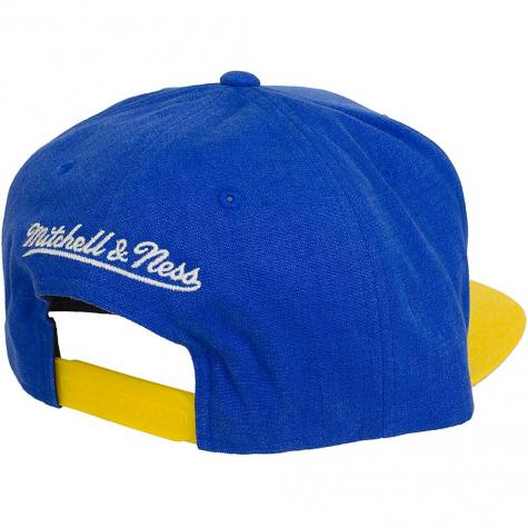 Mitchell & Ness Snapback Cap Sandy Golden State Warriors royal/gelb 