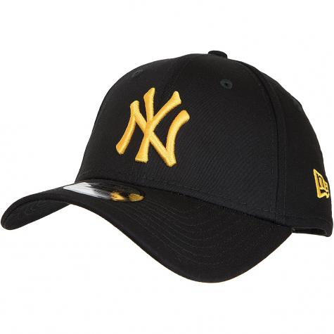 New Era 39Thirty Flexfit Cap MLB League Essential NY Yankees schwarz/gold 