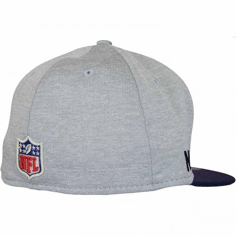 New Era 59Fifty Fitted Cap OnField Road New England Patriots grau/dunkelblau 