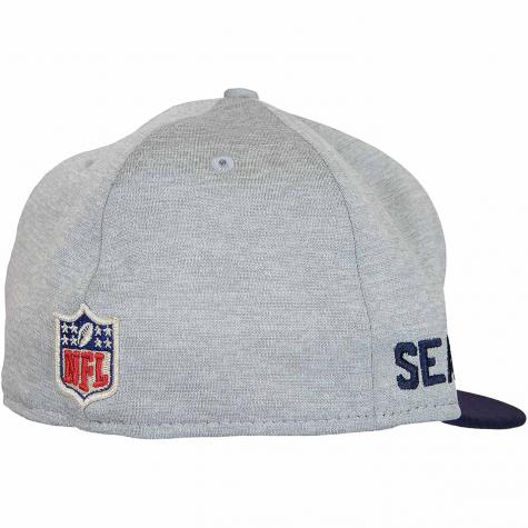 New Era 59Fifty Fitted Cap OnField Road Seattle Seahawks grau/dunkelblau 