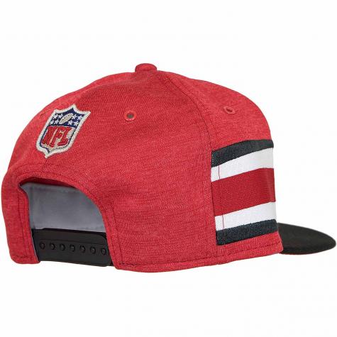New Era 9Fifty Snapback Cap OnField Home Atlanta Falcons rot/schwarz 