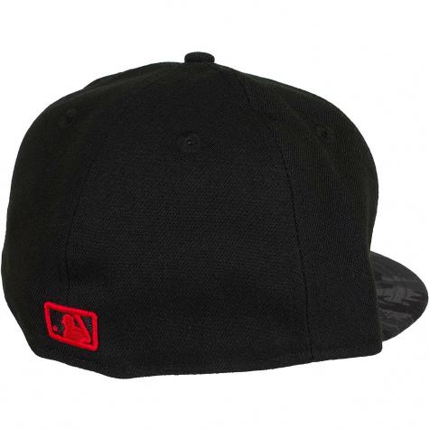 New Era 59Fifty Fitted Cap Contrast Camo NY Yankees schwarz/camo/rot 