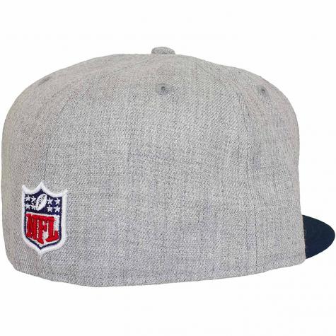New Era 59Fifty Fitted Cap Heather New England Patriots grau 
