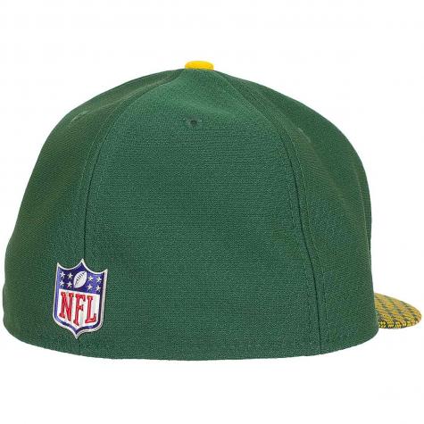 New Era 59Fifty Fitted Cap OnField NFL17 GreenBay Packers grün/gelb 