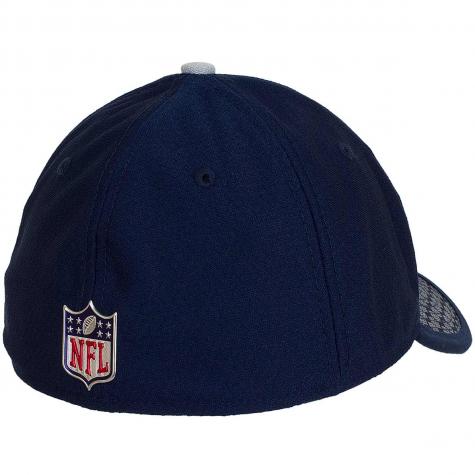 New Era 39Thirty Flexfit Cap OnField NFL17 N.England Patriots dunkelblau/weiß 