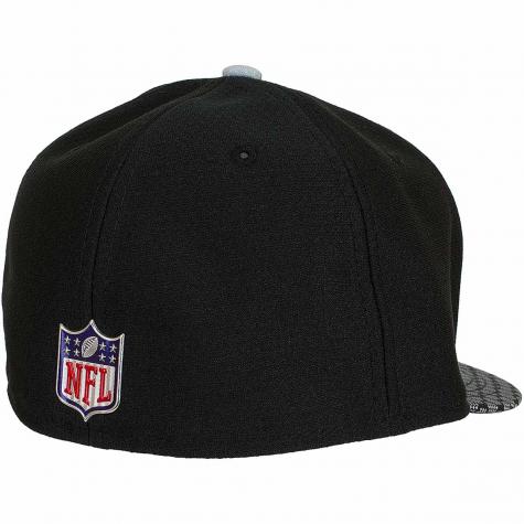 New Era 59Fifty Fitted Cap OnField NFL17 Oakland Raiders schwarz/weiß 