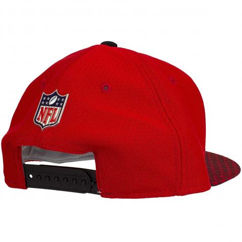 New Era 9Fifty Snapback Cap OnField NFL17 Atlanta Falcons rot/schwarz 