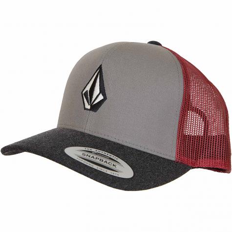Volcom Trucker Cap Full Stone Cheese burgundy