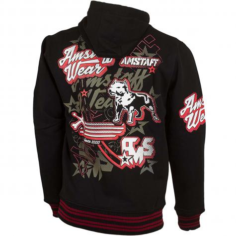 Amstaff Zip-Hoody Verros schwarz 