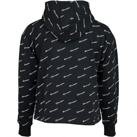 Champion Damen Hoody schwarz/weiß 