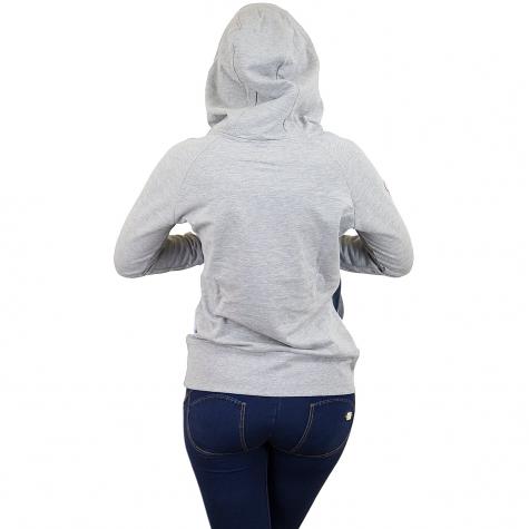 Mazine Damen Hoody Tasty Light grau/dunkelblau