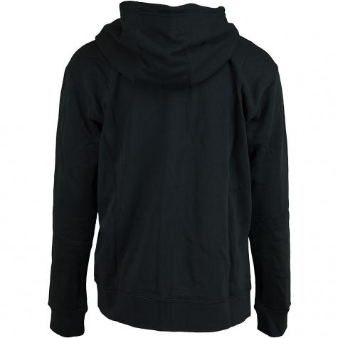 Nike Damen Zip-Hoody Logo Tape schwarz/weiß 