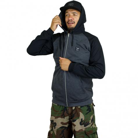 Iriedaily Zip-Hoody De College schwarz