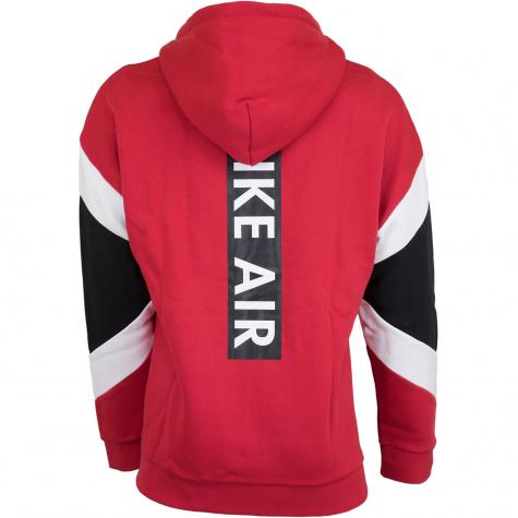 Nike Zip-Hoody Air rot/weiß 