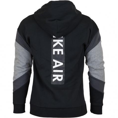 Nike Zip-Hoody Air schwarz/anthrazit 