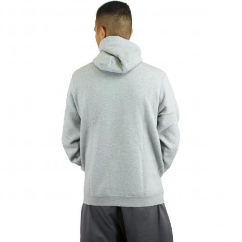 Nike Hoody Club Fleece Half Zip grau/weiß 