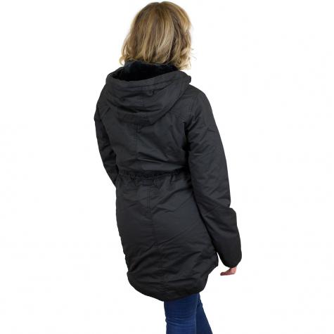 Bench Damen Jacke Waisted Parka schwarz