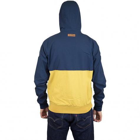 Mazine Übergangsjacke Campus Classic dunkelblau/gelb