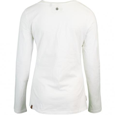 Ragwear Florah Organic Damen Longsleeve weiß 