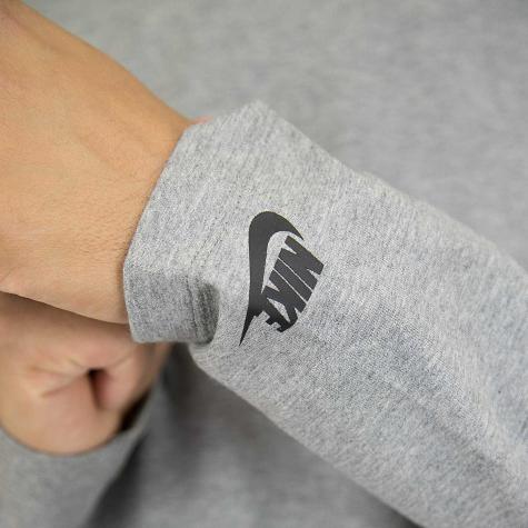 Nike Longsleeve Bonded grau 