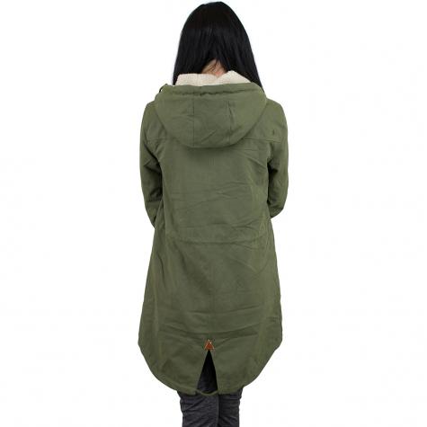Volcom Damen Parka Walk On By oliv