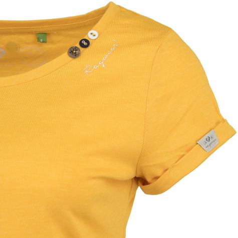 Ragwear Damen T-Shirt Florah Organic gelb 
