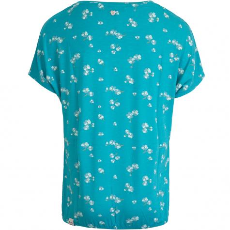 Top Ragwear Damen Pecori Print teal green 