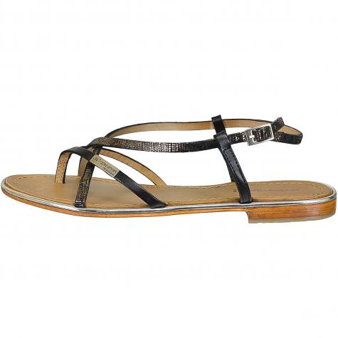 Les Tropeziennes Damen Sandalen Monaco schwarz/schwarz 