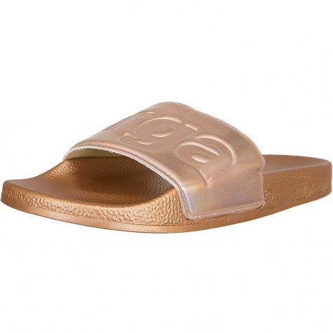 Superga Damen Badelatschen 1908 Pumeto Iridescen rose gold