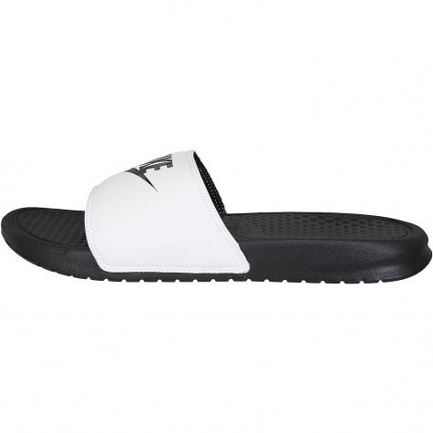 Nike Badelatschen Benassi Just Do It weiß/schwarz 