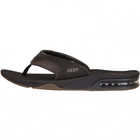 Reef Flip Flop Leather Fanning braun 