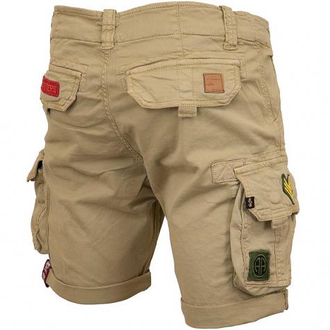 Alpha Industries Shorts Crew Patch sand 