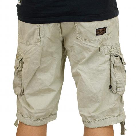 Alpha Industries Jet Shorts bone white