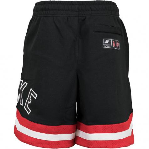 Nike Shorts Air Fleece schwarz/rot 