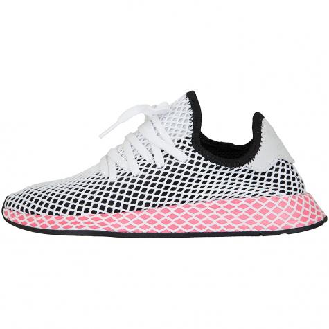 Adidas Originals Damen Sneaker Deerupt Runner schwarz/weiß/pink