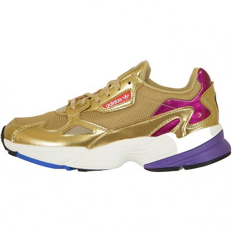 Adidas Originals Damen Sneaker Falcon gold/weiß 