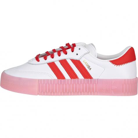 Adidas Sambarose Damen Sneaker Schuhe weiß/rot 