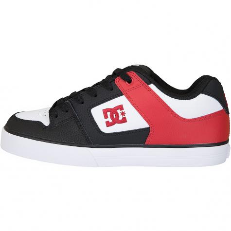 DC Shoes Sneaker Pure schwarz/rot/weiß 