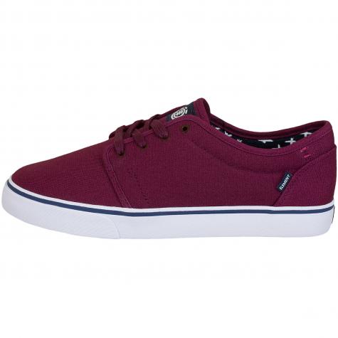 Element Sneaker Darwin weinrot