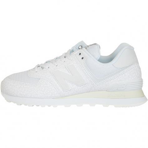 New Balance Damen Sneaker 574 Synthetik/Textil weiß 