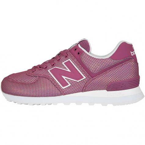 New Balance Damen Sneaker 574 Textil/Synthetik pink 