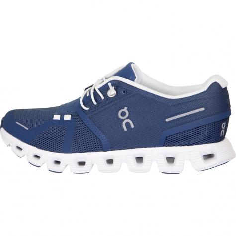 ON Running Cloud 5 Damen Sneaker denim/white 