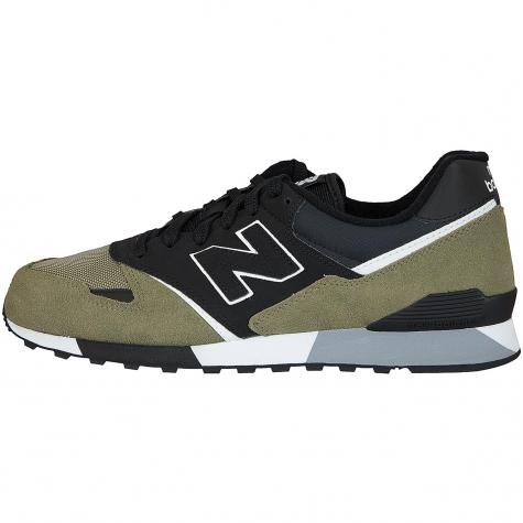 New Balance Sneaker 446 Wildleder/Textil grün/schwarz 