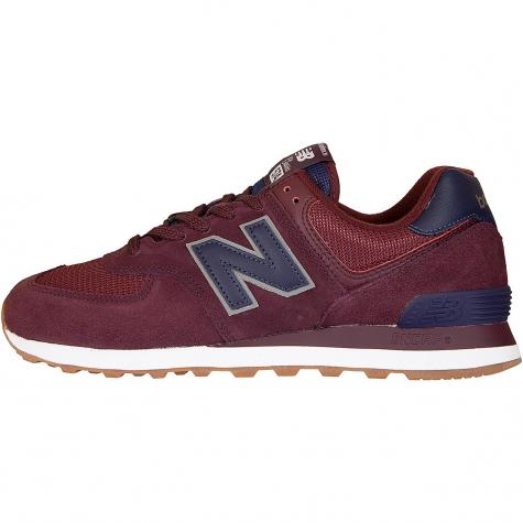 New Balance Sneaker 574 weinrot 