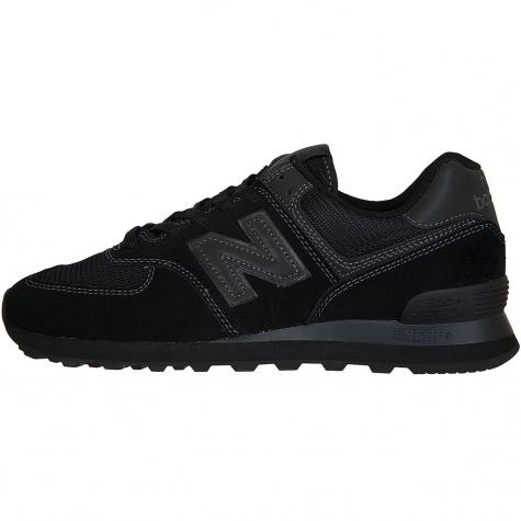 New Balance Sneaker 574 Leder/Mesh/Synthetik schwarz 